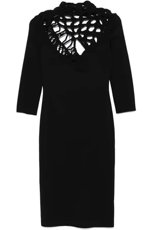 Roberto Cavalli Vestido midi de tejido flojo