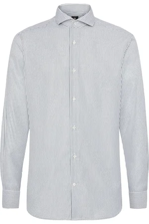 Boggi Milano Camisa con rayas estampadas