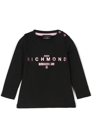 John Richmond Playera con logo estampado