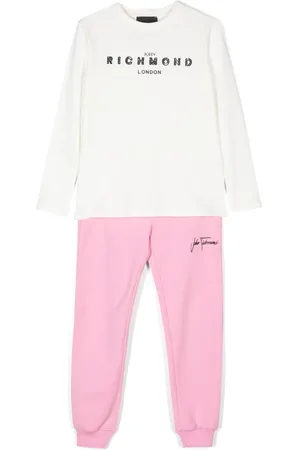 John Richmond Traje deportivo con logo estampado