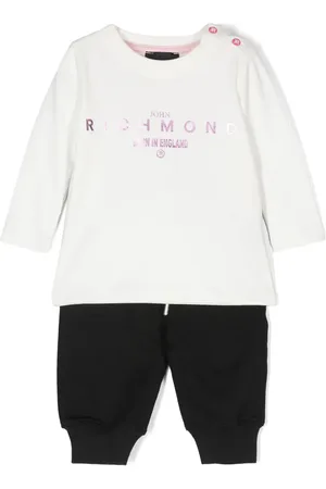 John Richmond Traje deportivo con logo estampado
