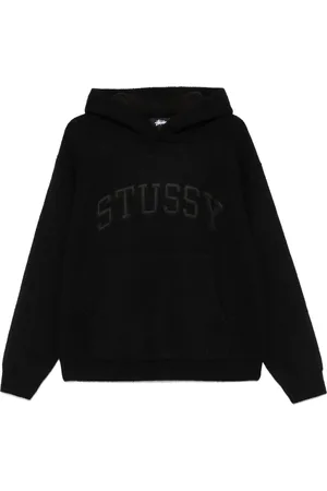 STUSSY Hoodie tejida con parche