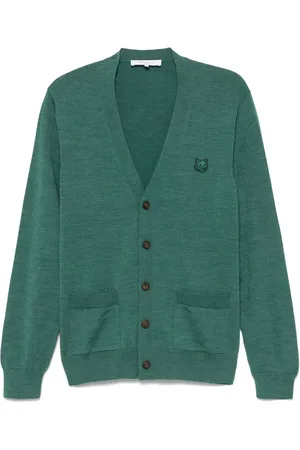 Maison Kitsuné Cárdigan con parche Bold Fox Head
