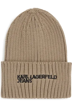 Karl Lagerfeld Gorro de canalé con logo