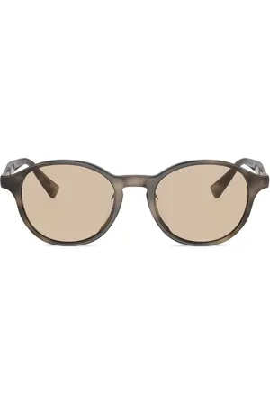 Brunello Cucinelli Lentes con armazón redonda