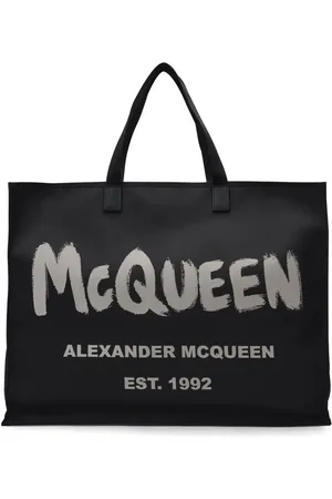Alexander McQueen Tote con logo estampado