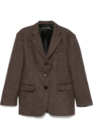 Kassl Editions Blazer con estampado pied de poule