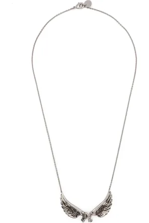 Palm Angels Collar con monograma Wings