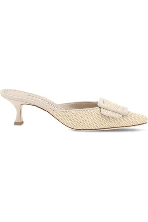 Manolo Blahnik Mules Maysale con tacón 50mm