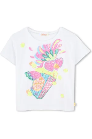 Billieblush Playera con detalles de lentejuelas