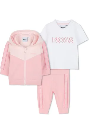 HUGO BOSS Traje deportivo de tres piezas con logo estampado