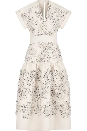 Silvia Tcherassi Vestido midi Metaponto