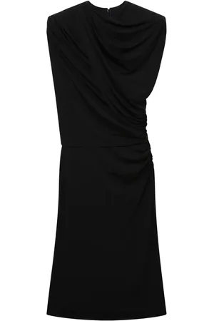 Stella McCartney Vestido midi con diseño drapeado