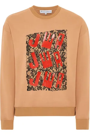 J.W.Anderson Sudadera con estampado de encaje