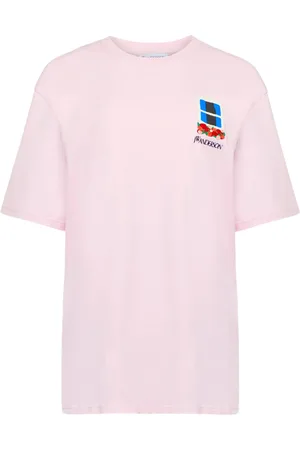 J.W.Anderson Playera con bordado de ventana