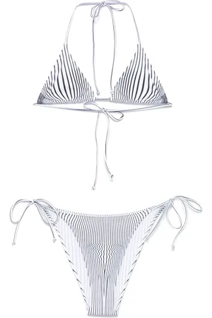 Jean Paul Gaultier Bikini con motivo de rayas