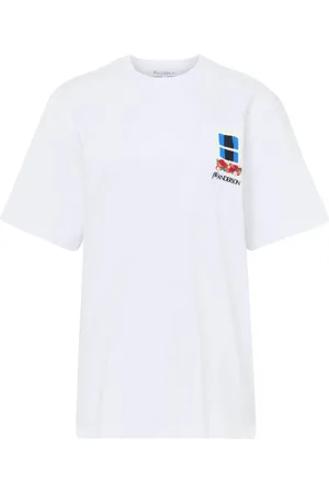 J.W.Anderson Playera con bordado de ventana