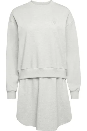 J.W.Anderson Vestido estilo sudadera con capas