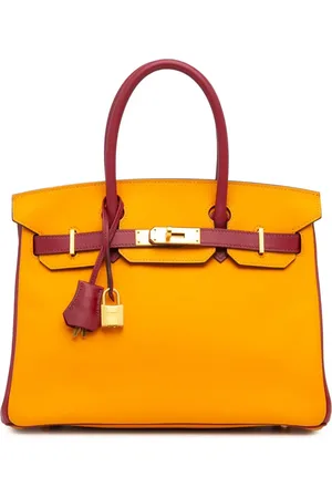 Hermès Bolsa de mano HSS Special Order Bicolor Swift Birkin Retourne 30 2017