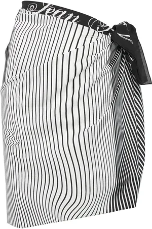 Jean Paul Gaultier Pareo con logo estampado