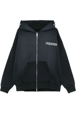 Purple Brand Hoodie con logo estampado
