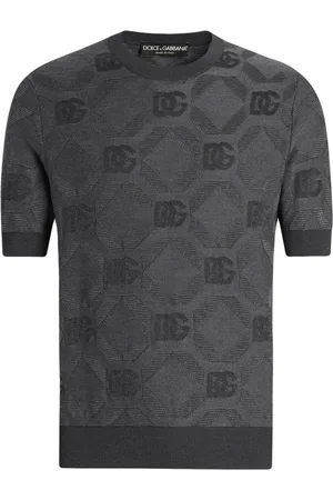 Dolce & Gabbana Playera con logo en jacquard