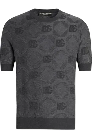 Dolce & Gabbana Playera con logo en jacquard