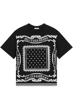 Dolce & Gabbana Playera con logo estampado