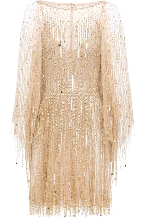 Jenny Packham Vestido corto Dazzle