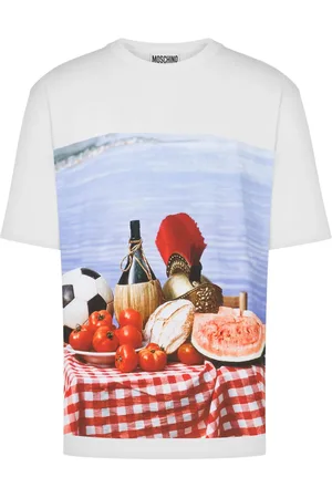 Moschino Playera con fotografía estampada