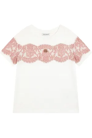 Dolce & Gabbana Playera con detalle de encaje