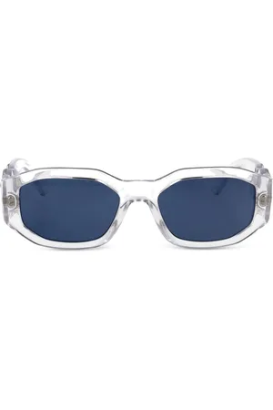 VERSACE Lentes de sol con armazón rectangular
