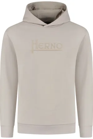 HERNO Hoodie con logo bordado