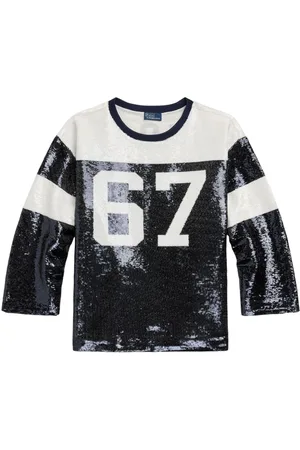 Ralph Lauren Playera con detalles de lentejuelas