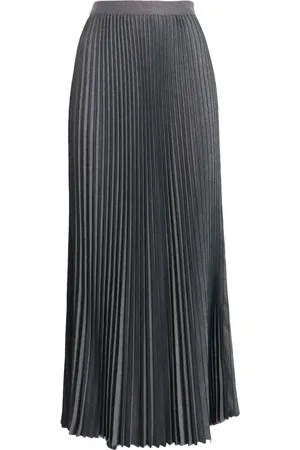 Emporio Armani Falda larga con diseño plisado
