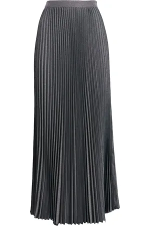 Emporio Armani Falda larga con diseño plisado
