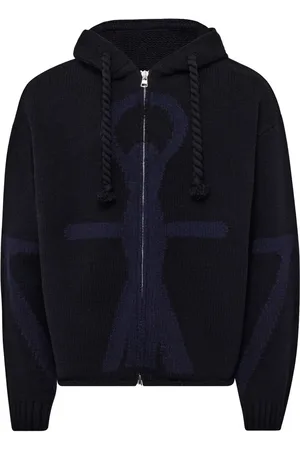 J.W.Anderson Hoodie concierre y logo Anchor
