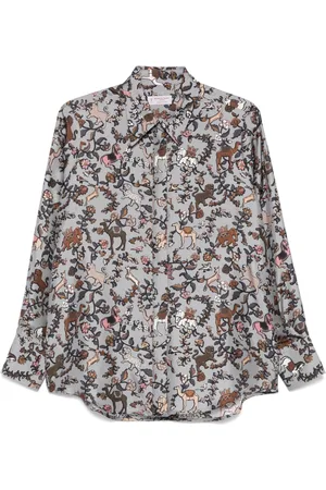 ALBERTO BIANI Camisa con animal print