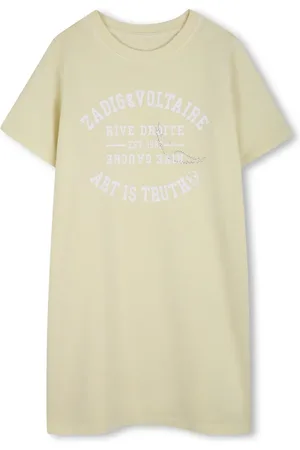 Zadig & Voltaire Vestido estilo playera estampado