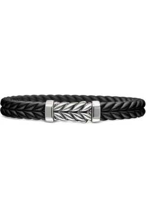 David Yurman Pulsera Chevron en plata de ley de 9mm