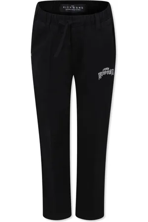 John Richmond Pantalones con logo bordado