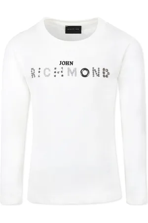 John Richmond Playera con logo estampado