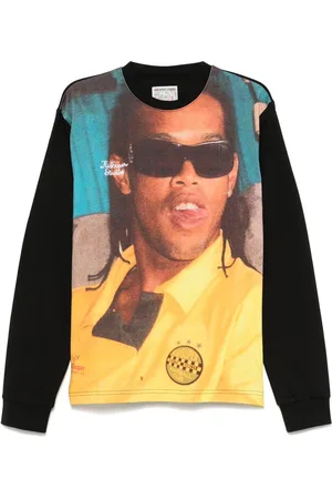 KIDSUPER STUDIOS Playera manga larga con estampado de x Ronaldinho