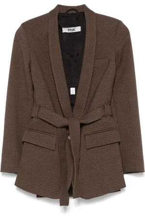 PNK Blazer con motivo pied de poule