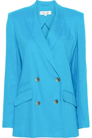 Diane von Furstenberg Blazer con doble botonadura