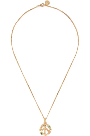 Palm Angels Collar con dije Peace