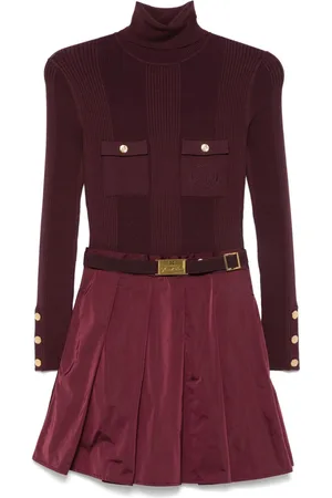 Elisabetta Franchi Vestido midi con paneles