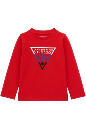 Guess Playera con logo triangular
