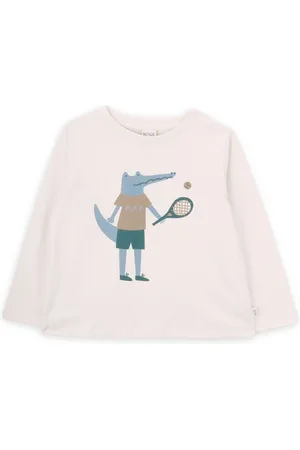 KNOT Playera con efecto de piel de cocodrilo