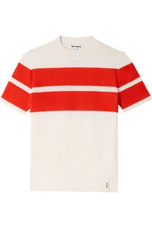 SUNNEI Playera manga corta con rayas estampadas